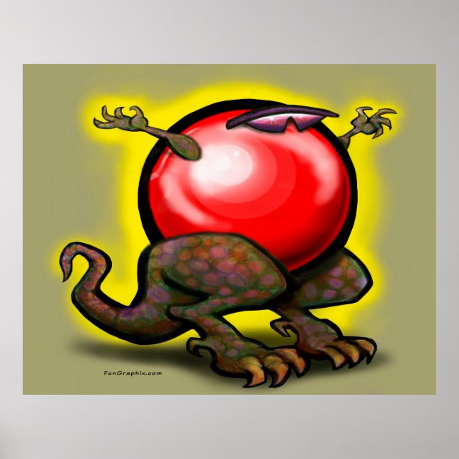 Lacrosse a Saurus Rex Poster (Framsidan)