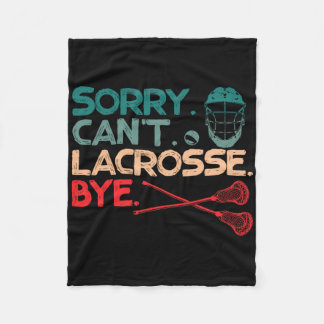 Lacrosse Adjö Lacrosse Boll Sports Kärlek Fleecefilt