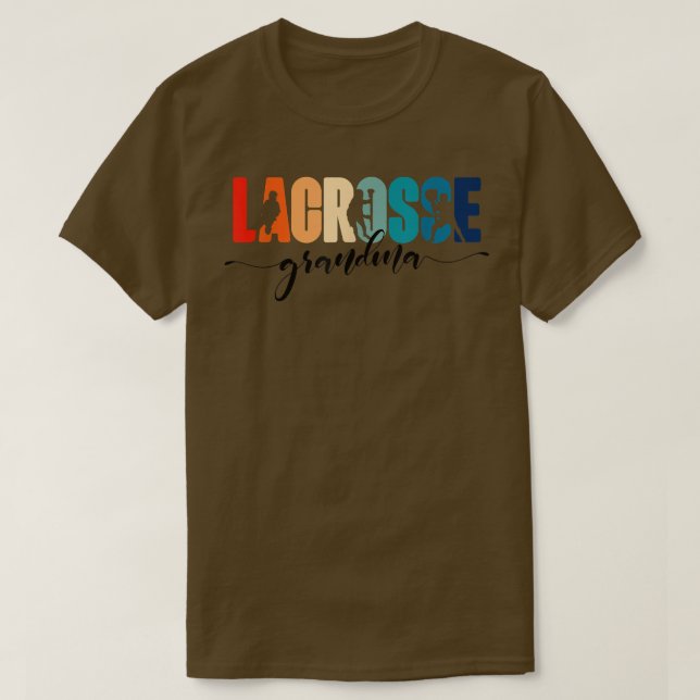 Lacrosse Älskare Lacrosse Grandma T-Shirt Copy (Design framsida)