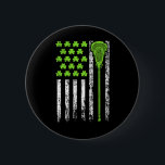Lacrosse American Flagga St Patrick Day åt mig Knapp<br><div class="desc">Lacrosse American Flagga St Patrick Day För manar Boy Kids</div>