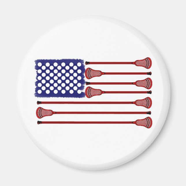Lacrosse AmericasGame Magnet (Framsidan)
