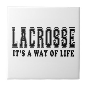 Lacrosse är det livsföringen kakelplatta