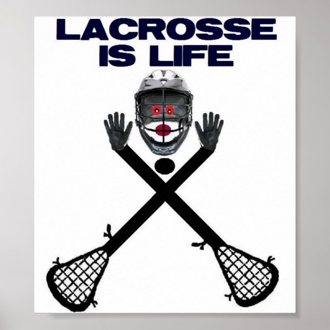 Lacrosse är Life Poster (Framsidan)