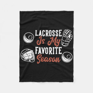 Lacrosse är min favoritsäsong fleecefilt
