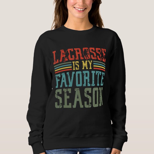 Lacrosse är min favoritsäsong Lacrosse Player 1 T Shirt (Framsida)