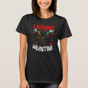 Lacrosse är min Valentine Sport Women Manar Kids T Shirt
