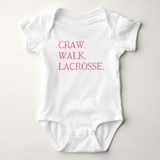 LACROSSE BABYFlicka ONSIE ROSA VIT TOP T-SHIRT