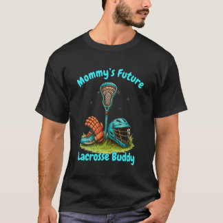 Lacrosse barn Mamma u2019s framtida Lacrosse kompi T Shirt