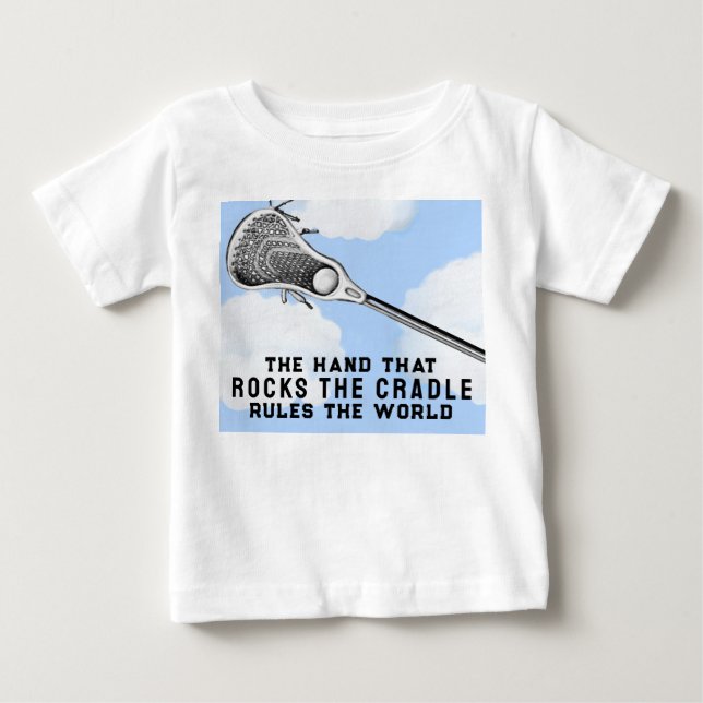 Lacrosse Barnkläder Baby T-Shirt (Framsida)