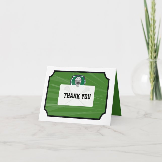 Lacrosse Biljett VIP Pub Mitzvah - tackkort Inbjudan (Framsida)