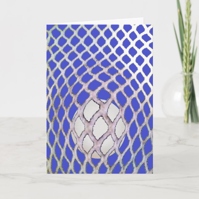 Lacrosse Birthday Kort (Framsida)