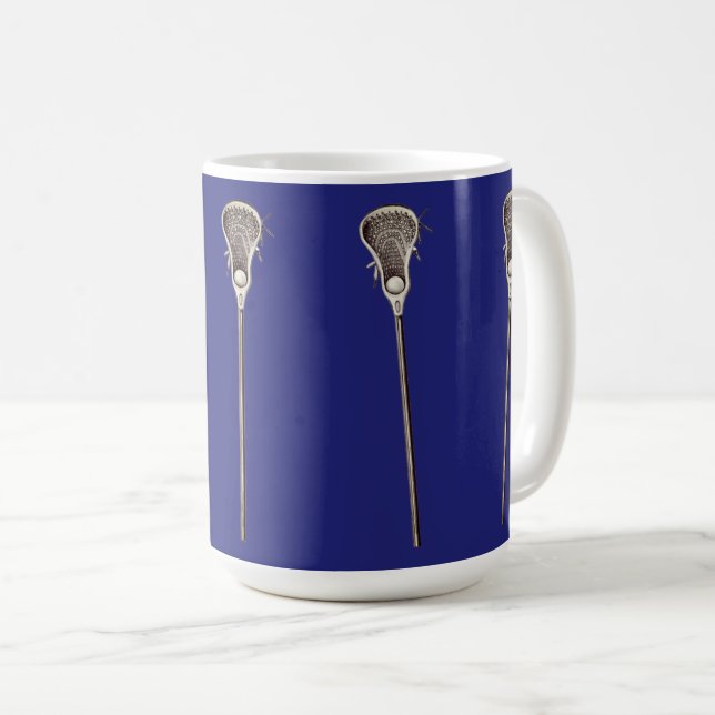 Lacrosse Blue Coffee Mugg (Framsida höger)