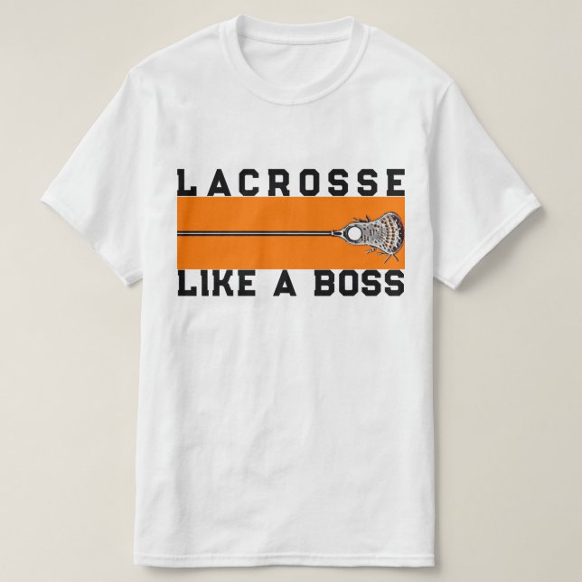 Lacrosse Boss Tee Shirt (Design framsida)