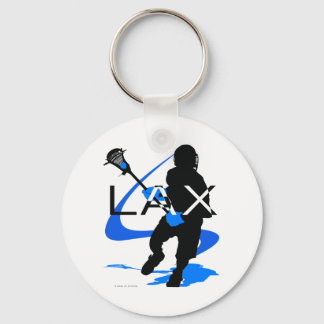 Lacrosse Boys LAX Blue Nyckelring