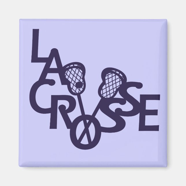 Lacrosse Brev Magnet (Framsidan)