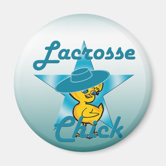 Lacrosse Chick #7 Magnet (Framsidan)