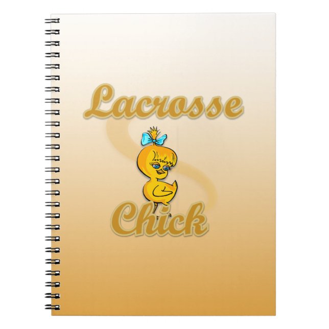 Lacrosse Chick Anteckningsbok (Framsidan)