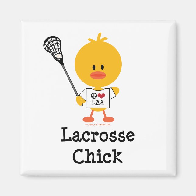 Lacrosse Chick Magnet (Framsidan)