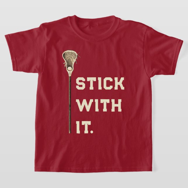 Lacrosse-citat T Shirt (Laydown)