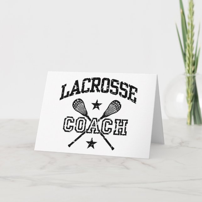 Lacrosse Coach Kort (Framsida)