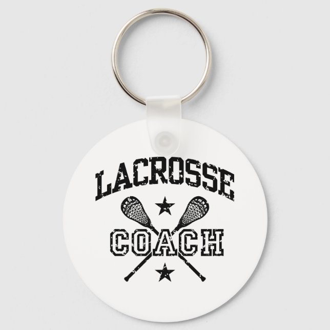 Lacrosse Coach Nyckelring (Framsida)