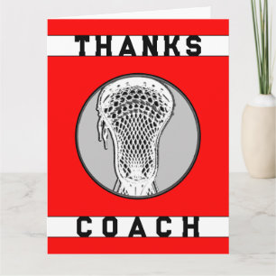 Lacrosse Coach Red Team Tack Kort