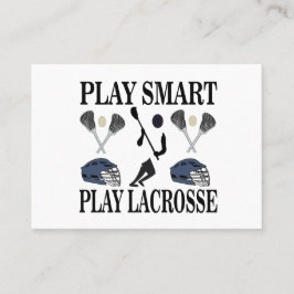 Lacrosse Coach Sports Visitkort