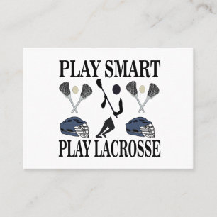 Lacrosse Coach Sports Visitkort