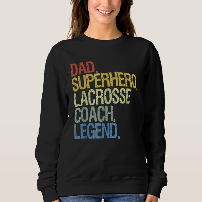 Lacrosse Coach T Shirt (Framsida)