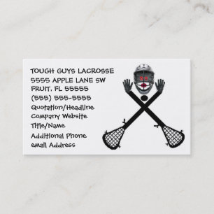 Lacrosse Coach Visitkort