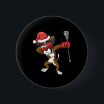 Lacrosse Dabbing Boxer Hund lax jul Sports Knapp<br><div class="desc">Lacrosse Dabbing Boxer Hund lax jul Sports</div>