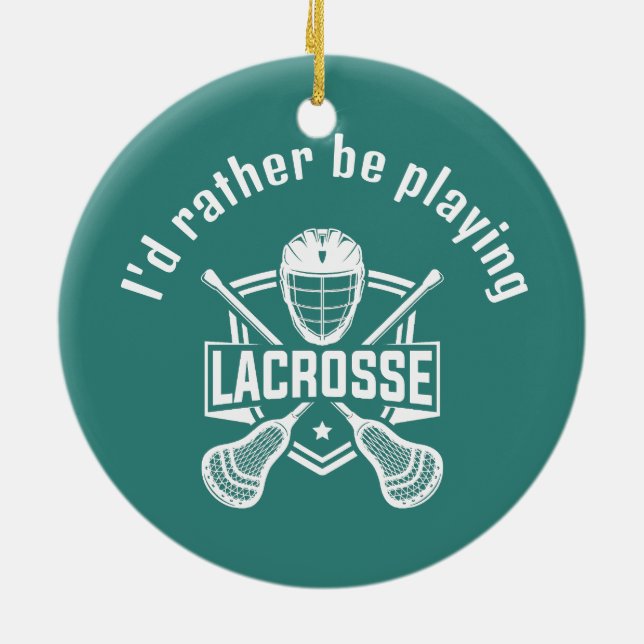 Lacrosse Design  Julgransprydnad Keramik (Baksidan)