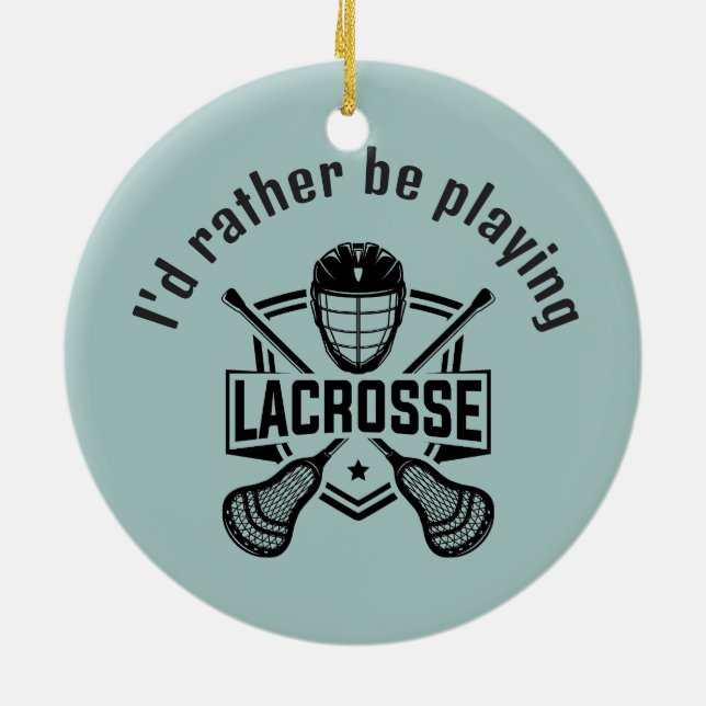 Lacrosse Design  Julgransprydnad Keramik (Baksidan)