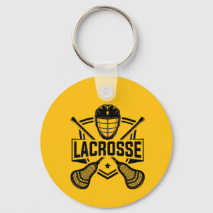 Lacrosse-design nyckelring