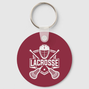 Lacrosse-design nyckelring
