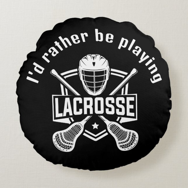 Lacrosse Design  Rund Kudde (Framsidan)