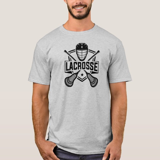 Lacrosse Design  T Shirt (Framsida)