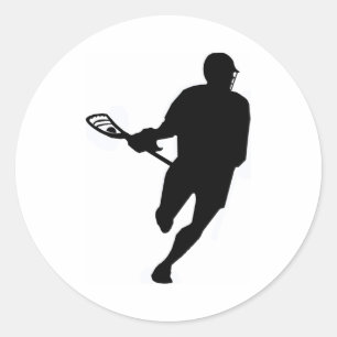 Lacrosse Designer IRock-fästare Runt Klistermärke