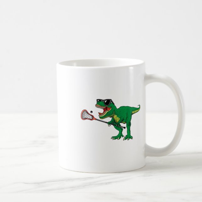 Lacrosse Dinosaur Lax Boys Lacrosse Te Kaffemugg (Höger)