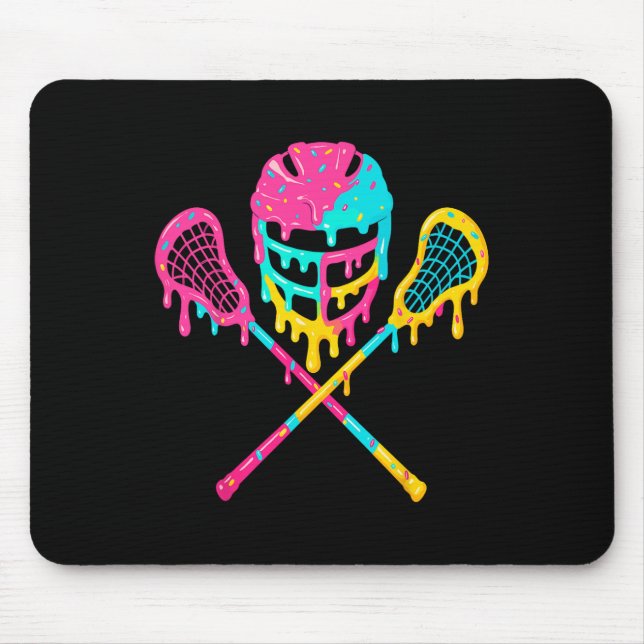 Lacrosse Drip Lax Helmet Ice Cream Sticks Musmatta (Framsidan)