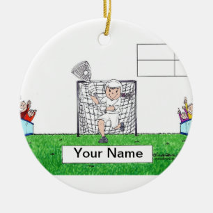 LaCrosse - Female Julgransprydnad Keramik
