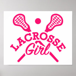 Lacrosse-flicka Poster