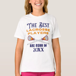 Lacrosse-födelsedag - Anpassningsbar T Shirt
