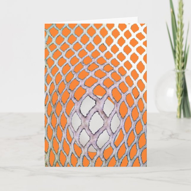 Lacrosse födelsedag kort (Framsida)