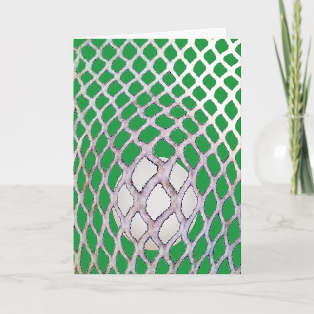 Lacrosse födelsedag kort (Framsida)