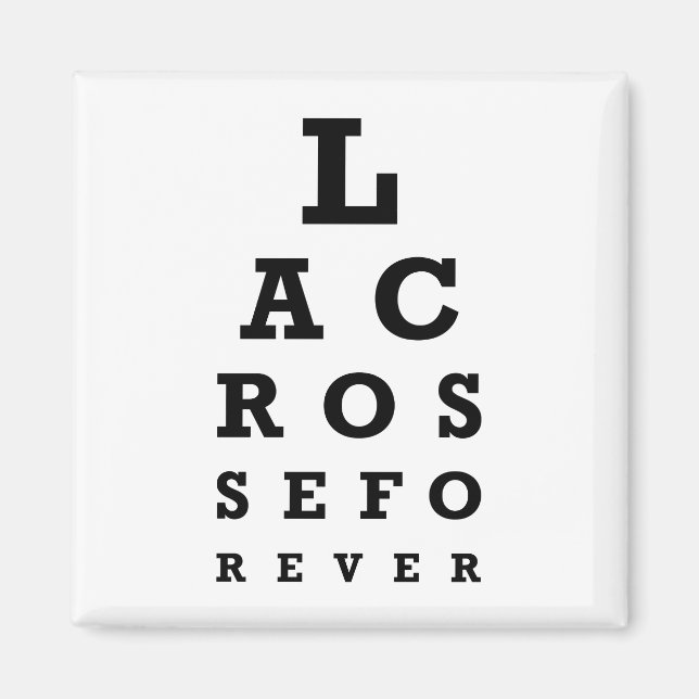 Lacrosse Forever Magnet (Framsidan)