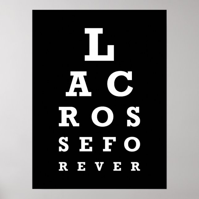 Lacrosse Forever Poster (Framsidan)