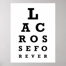 Lacrosse Forever Print - stor Poster