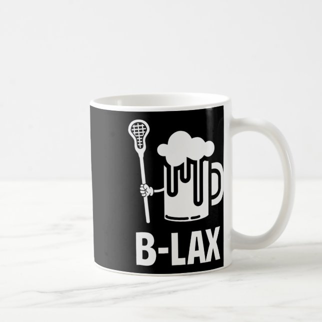 Lacrosse Funny Gift Manar Coach Beer Älskare B-lex Kaffemugg (Höger)