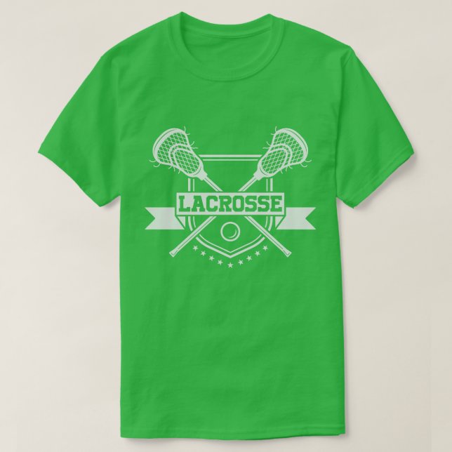 Lacrosse Funny Lacrosse Player 1 T Shirt (Design framsida)